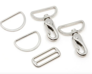Taschen Hardware Kit "Elegance" 40 mm (silber)