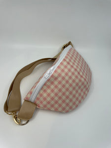 Bauchtasche Rosalie – Vichy trifft Blütenzauber